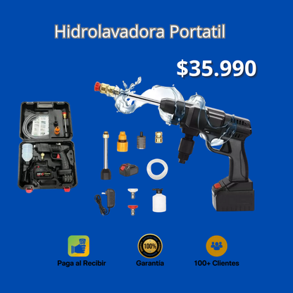 Hidrolavadora Inalambrica + Batería + Adaptador
